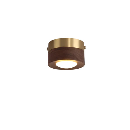 Walnut Wood LED Ceiling Light | Warm Illumination | Sustainable Design | Elegant Craftsmanship | Natural Wood Grain | Energy Efficient