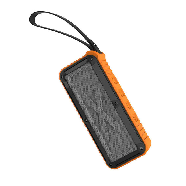 S30 Wireless Bluetooth Speaker | 10 Hour Playtime | Built-In Mic | i-Bass Audio Enhancement | Waterproof IPX5 | 2000mAh Battery | 2x5W Stereo Sound | Portable with Aux Compatibility | Durable Rubberized Design
