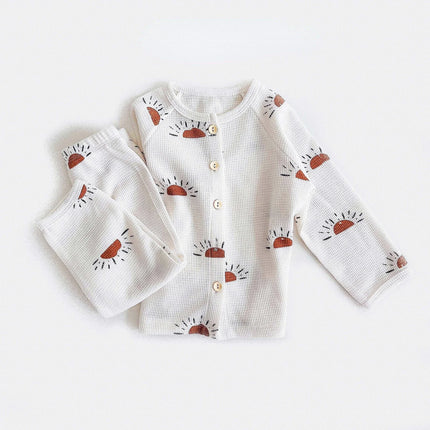 Mini Fashion™ | Breathable Cotton Sleepwear Set for Children | Soft Unisex Design | Hypoallergenic | Size 1 to 5 Years