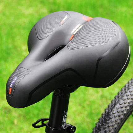 CloudComfort Pro | Ergonomic Shock-Absorbing Bicycle Saddle | Built-In Lighting | Breathable & Weatherproof | Pain-Free Cycling Comfort | Soft Pressure-Relief Design