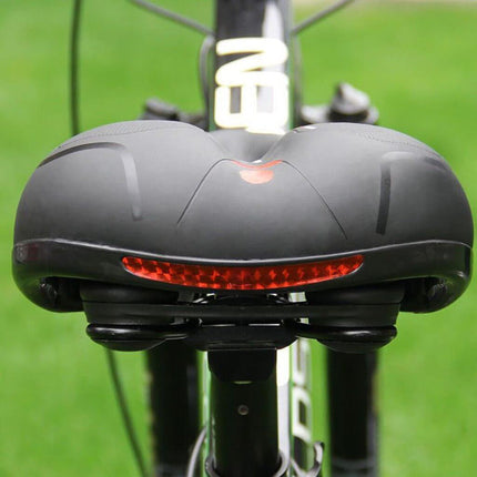 CloudComfort Pro | Ergonomic Shock-Absorbing Bicycle Saddle | Built-In Lighting | Breathable & Weatherproof | Pain-Free Cycling Comfort | Soft Pressure-Relief Design