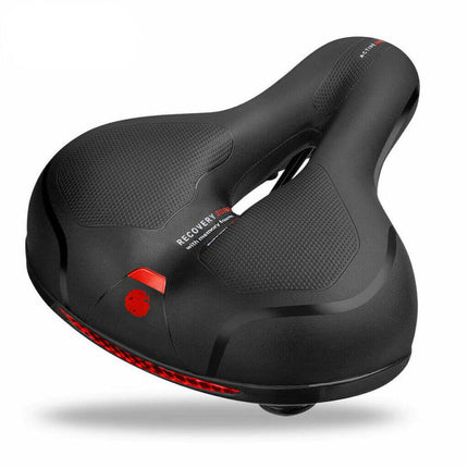CloudComfort Pro | Ergonomic Shock-Absorbing Bicycle Saddle | Built-In Lighting | Breathable & Weatherproof | Pain-Free Cycling Comfort | Soft Pressure-Relief Design
