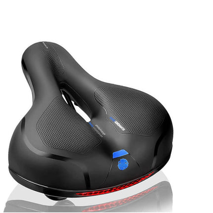 CloudComfort Pro | Ergonomic Shock-Absorbing Bicycle Saddle | Built-In Lighting | Breathable & Weatherproof | Pain-Free Cycling Comfort | Soft Pressure-Relief Design