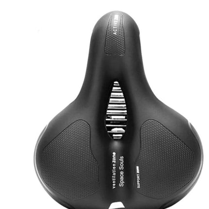 CloudComfort Pro | Ergonomic Shock-Absorbing Bicycle Saddle | Built-In Lighting | Breathable & Weatherproof | Pain-Free Cycling Comfort | Soft Pressure-Relief Design